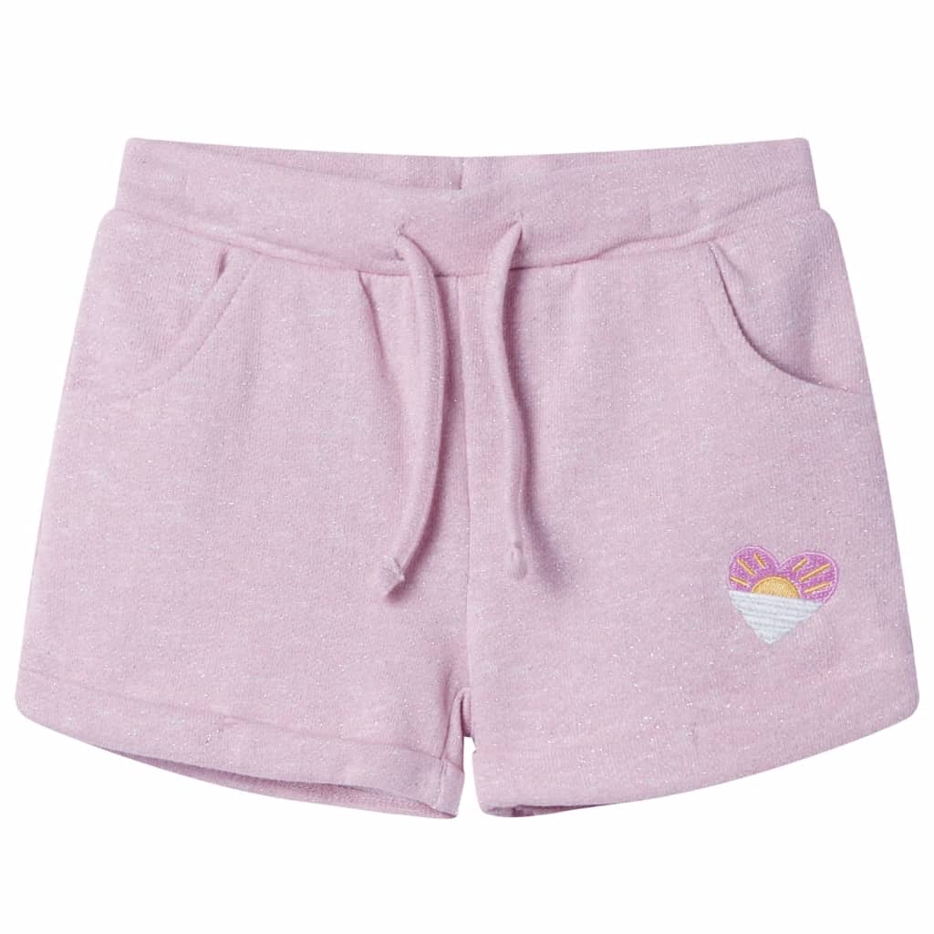 Kindershorts met trekkoord 128 gemengd lila is nu te koop bij PeponiXL, paradijselijk wonen!