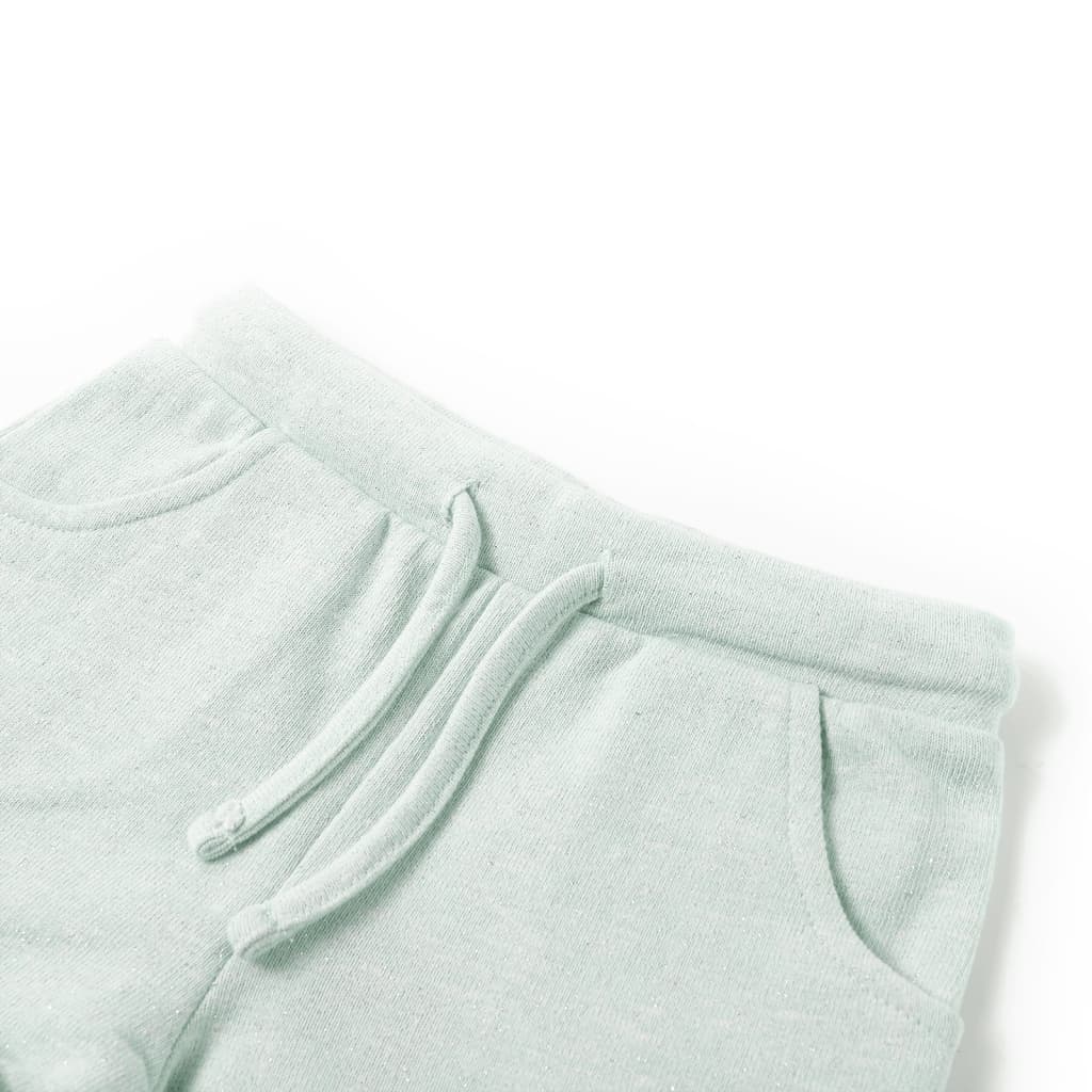 Kindershorts met trekkoord 116 gemengd lichtmintkleurig is nu te koop bij PeponiXL, paradijselijk wonen!