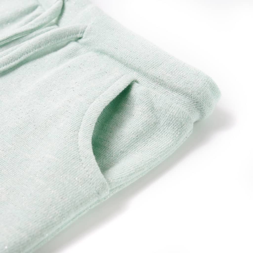 Kindershorts met trekkoord 116 gemengd lichtmintkleurig is nu te koop bij PeponiXL, paradijselijk wonen!