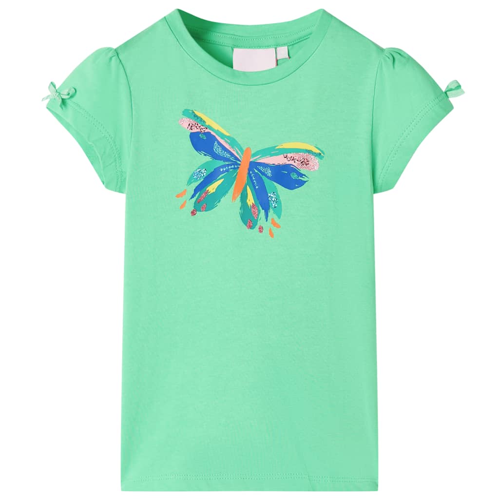 Kindershirt 104 lichtgroen is nu te koop bij PeponiXL, paradijselijk wonen!