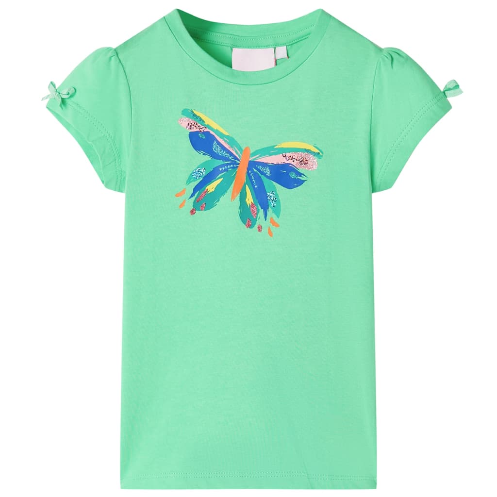 Kindershirt 116 lichtgroen is nu te koop bij PeponiXL, paradijselijk wonen!