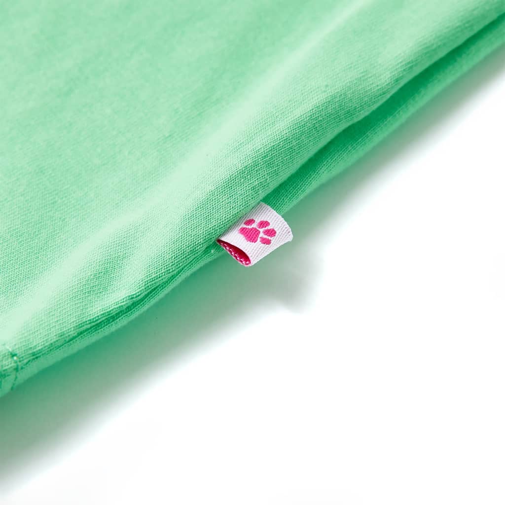 Kindershirt 116 lichtgroen is nu te koop bij PeponiXL, paradijselijk wonen!