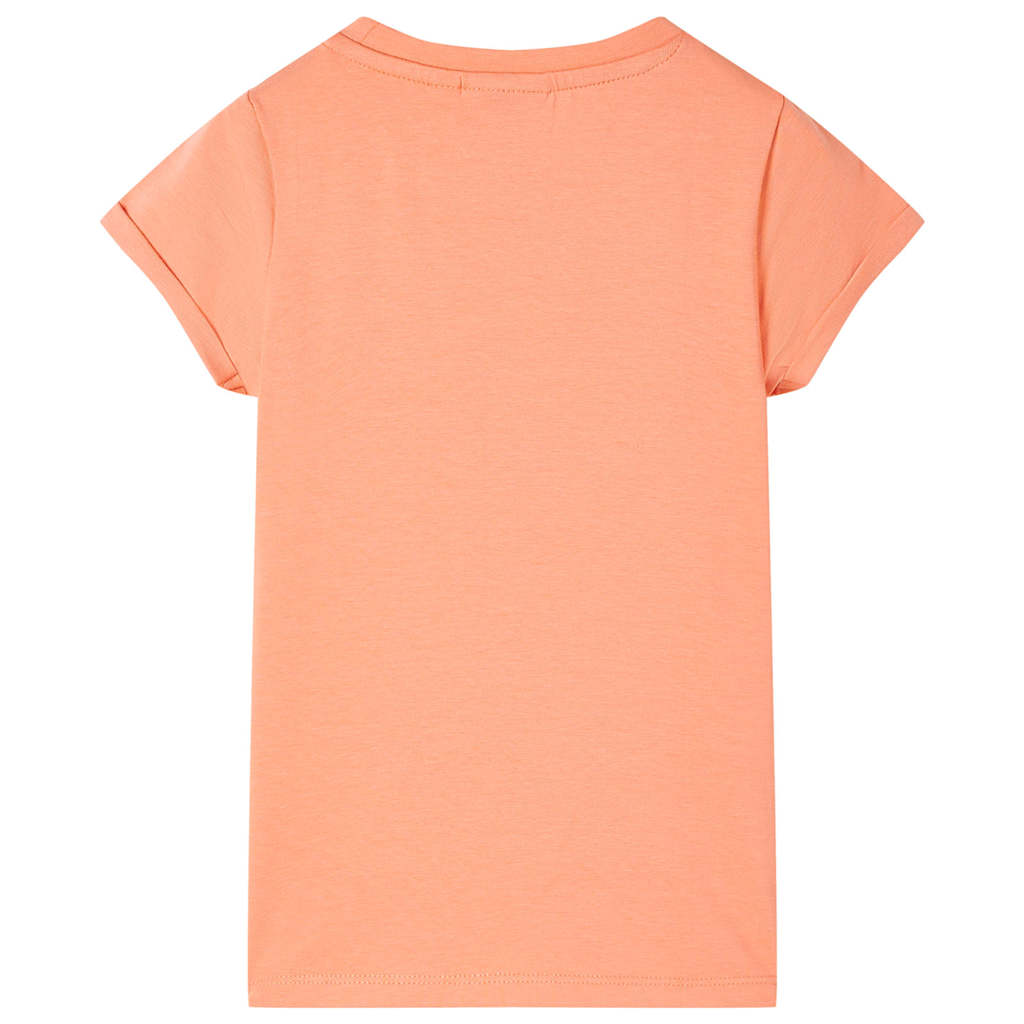 Kindershirt 140 perzikkleurig is nu te koop bij PeponiXL, paradijselijk wonen!