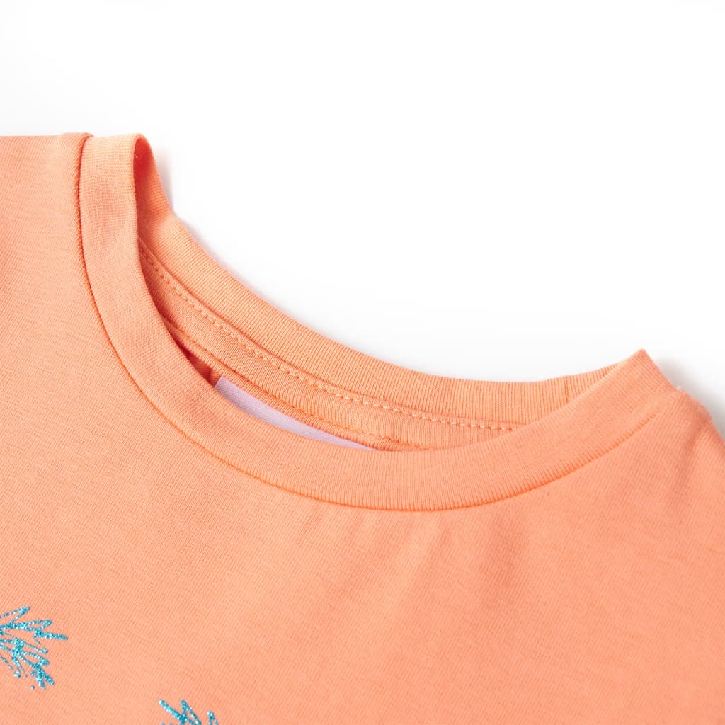 Kindershirt 140 perzikkleurig is nu te koop bij PeponiXL, paradijselijk wonen!