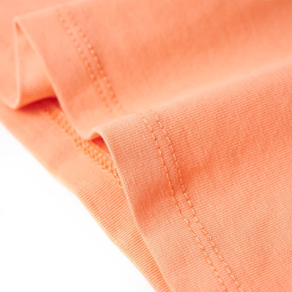 Kindershirt 140 perzikkleurig is nu te koop bij PeponiXL, paradijselijk wonen!