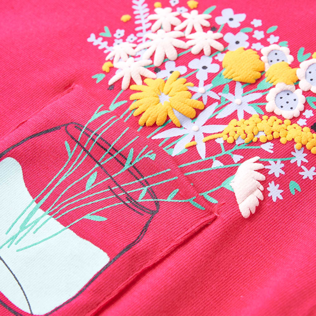 Kindershirt 116 felroze is nu te koop bij PeponiXL, paradijselijk wonen!