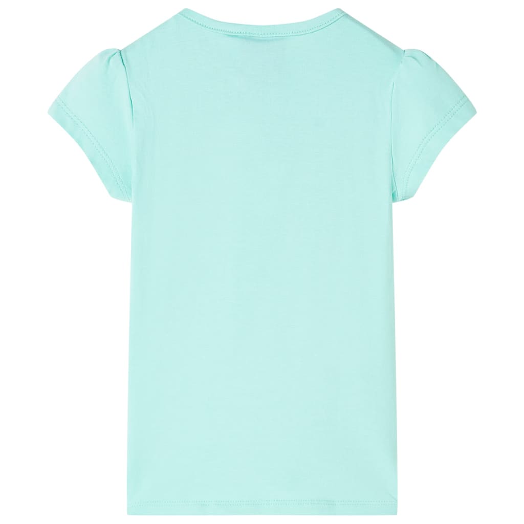Kindershirt 128 lichtmint is nu te koop bij PeponiXL, paradijselijk wonen!