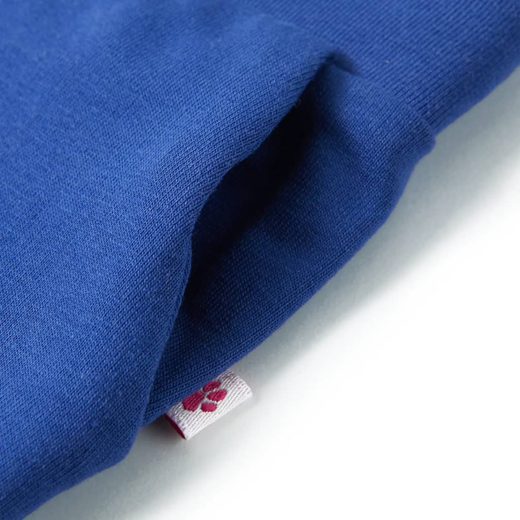 Kinderbroek met wijde pijpen 104 kobaltblauw is nu te koop bij PeponiXL, paradijselijk wonen!