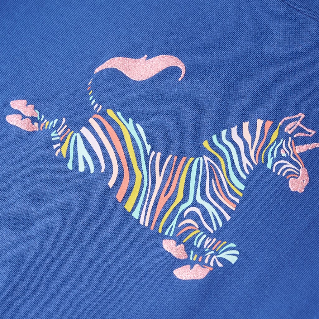 Kindershirt 104 kobaltblauw is nu te koop bij PeponiXL, paradijselijk wonen!