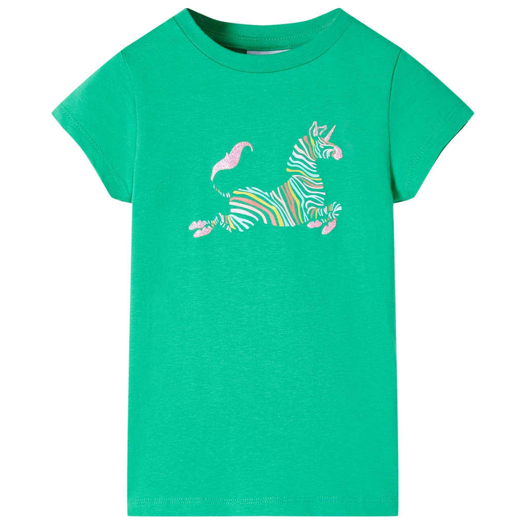Kindershirt 140 groen is nu te koop bij PeponiXL, paradijselijk wonen!