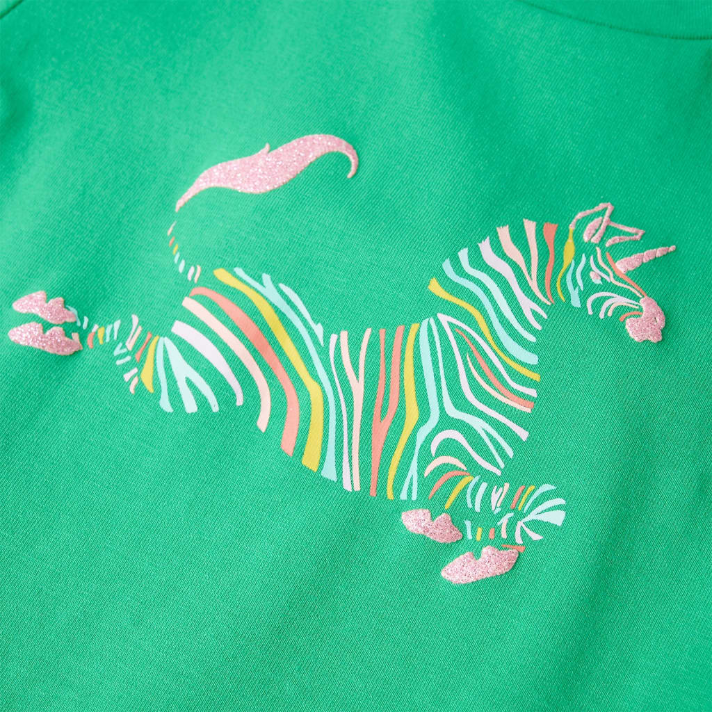 Kindershirt 140 groen is nu te koop bij PeponiXL, paradijselijk wonen!