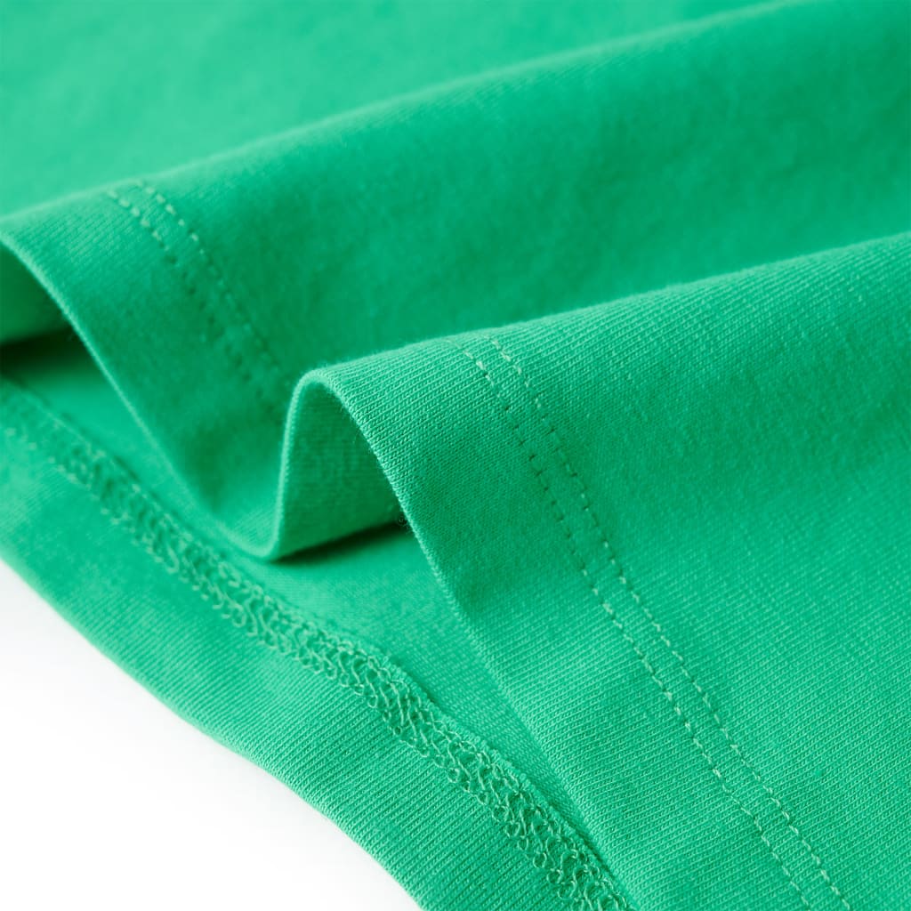 Kindershirt 140 groen is nu te koop bij PeponiXL, paradijselijk wonen!