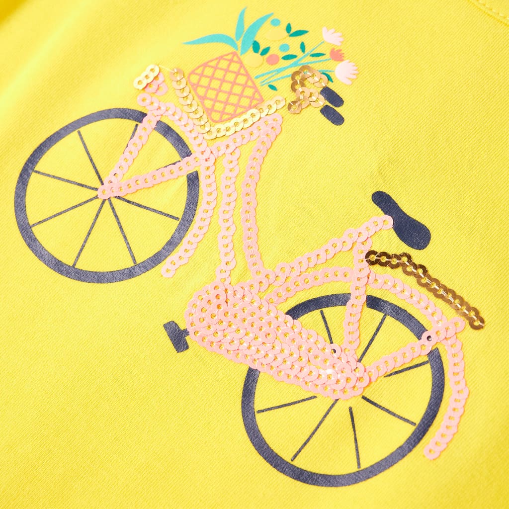 Kindershirt 116 geel is nu te koop bij PeponiXL, paradijselijk wonen!