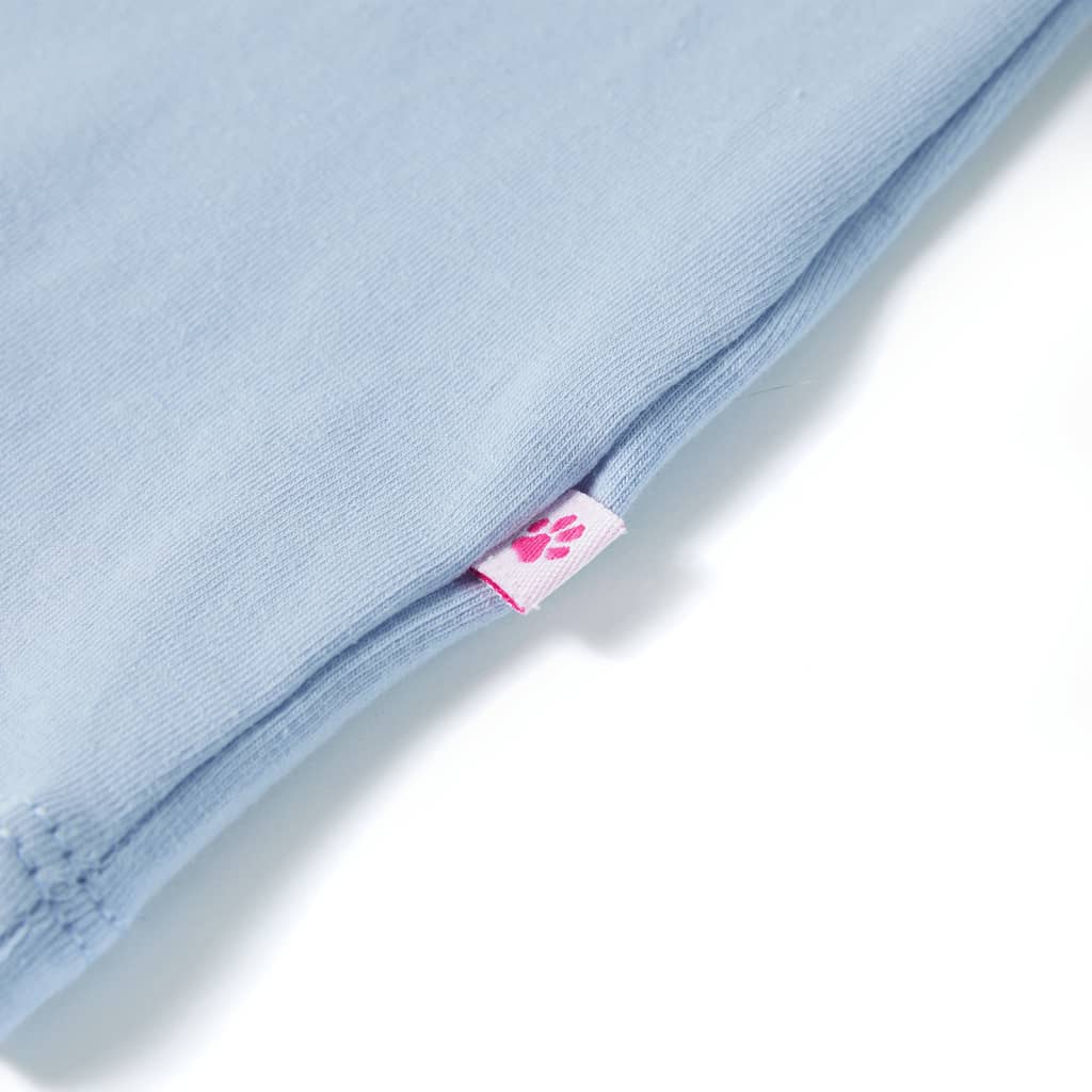 Kindershirt 92 lichtblauw is nu te koop bij PeponiXL, paradijselijk wonen!