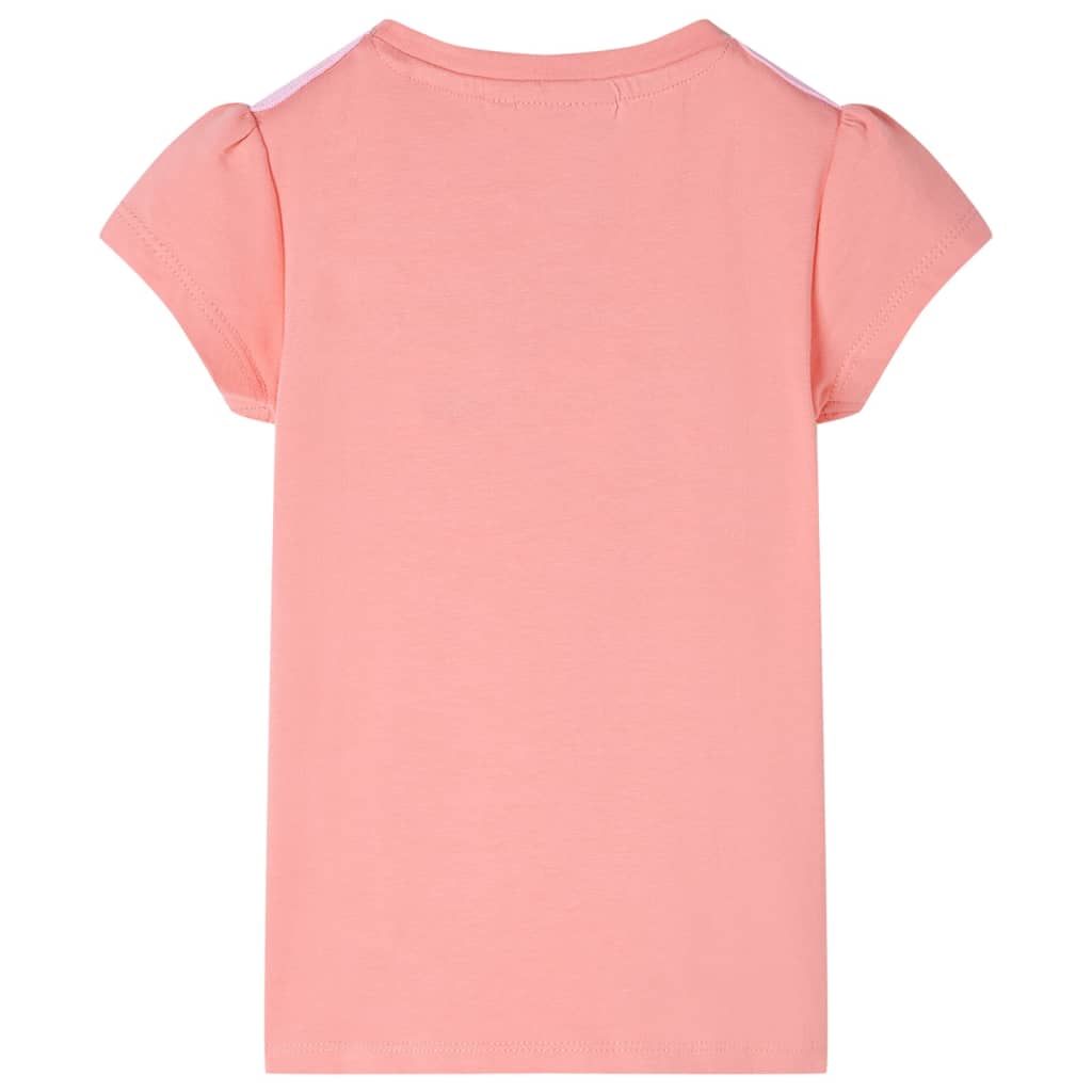 Kindershirt 104 lichtkoraalkleurig is nu te koop bij PeponiXL, paradijselijk wonen!