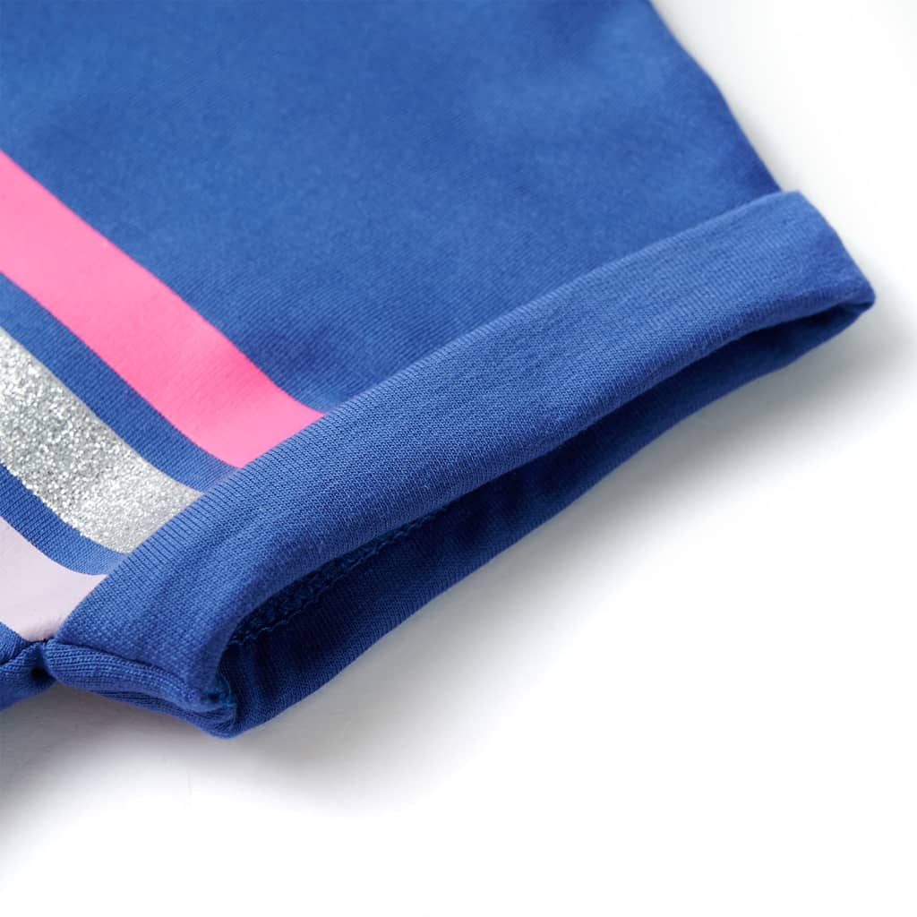 Kinderjurk met trekkoord 140 kobaltblauw is nu te koop bij PeponiXL, paradijselijk wonen!