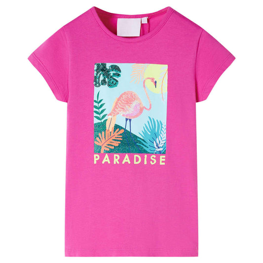 Kindershirt 140 donkerroze is nu te koop bij PeponiXL, paradijselijk wonen!