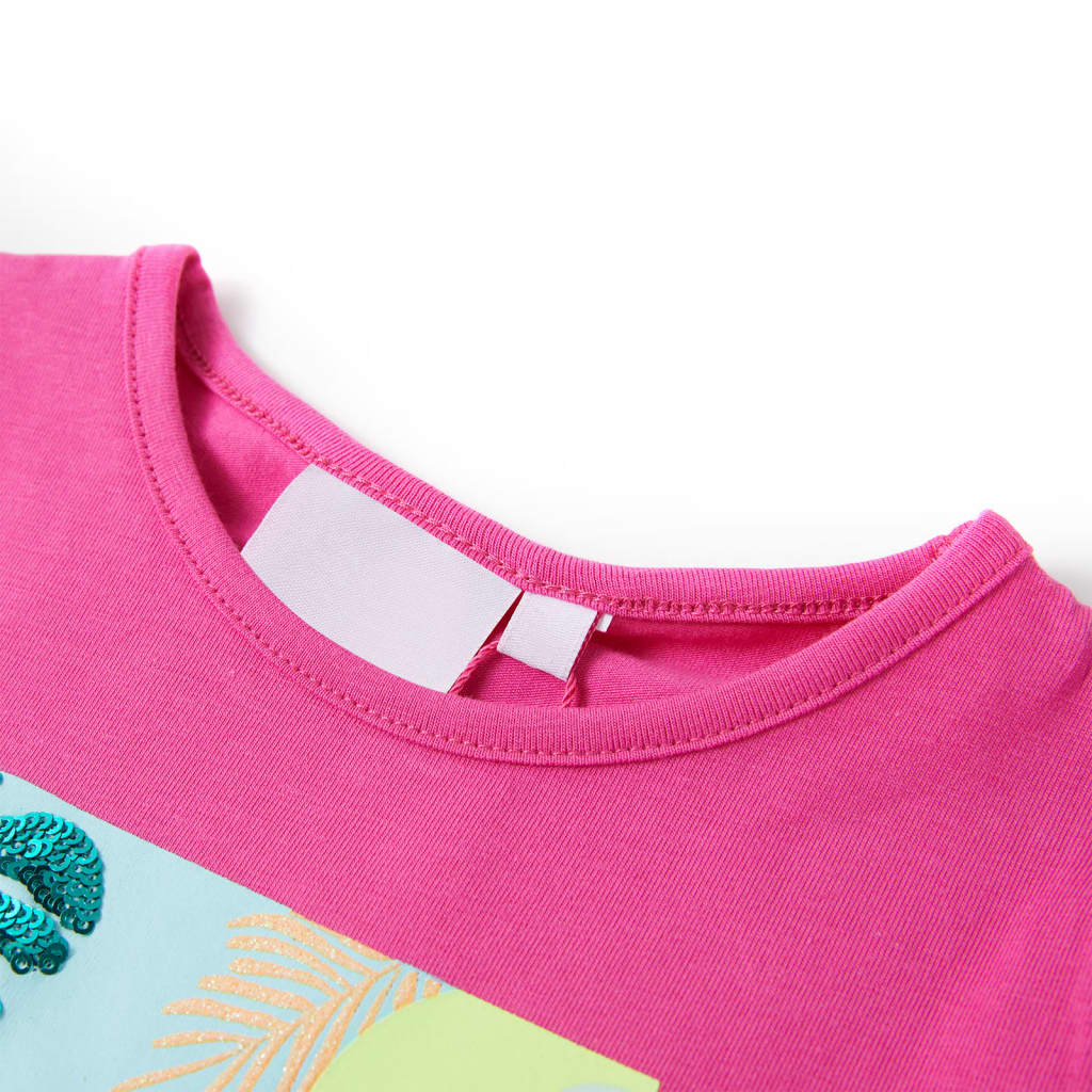 Kindershirt 140 donkerroze is nu te koop bij PeponiXL, paradijselijk wonen!