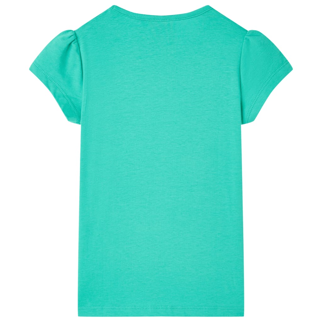 Kindershirt 116 mintkleurig is nu te koop bij PeponiXL, paradijselijk wonen!