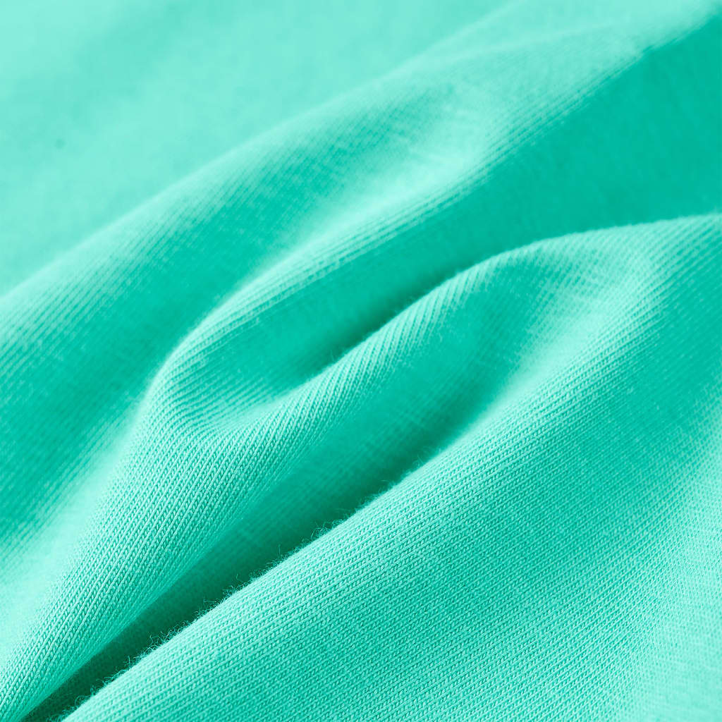 Kindershirt 116 mintkleurig is nu te koop bij PeponiXL, paradijselijk wonen!