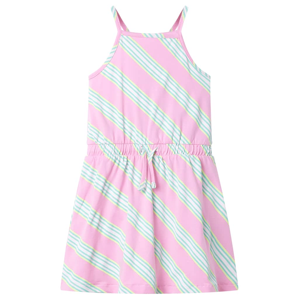 Kinderjurk zonder mouwen met trekkoord 104 roze is nu te koop bij PeponiXL, paradijselijk wonen!