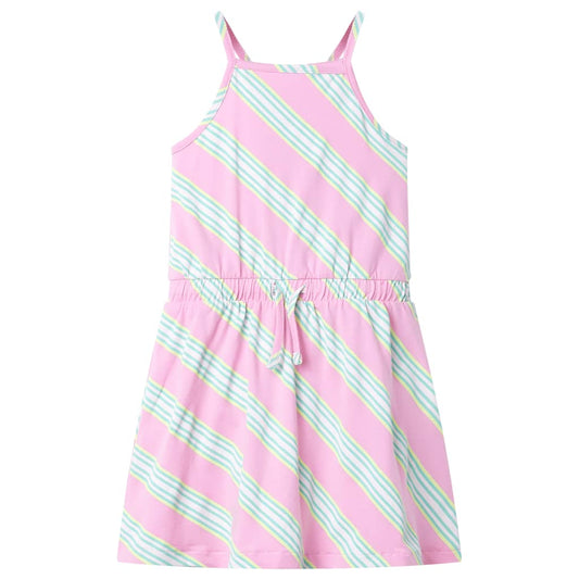Kinderjurk zonder mouwen met trekkoord 104 roze is nu te koop bij PeponiXL, paradijselijk wonen!