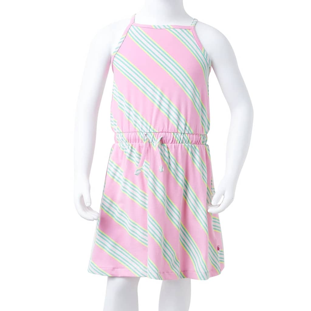 Kinderjurk zonder mouwen met trekkoord 104 roze is nu te koop bij PeponiXL, paradijselijk wonen!