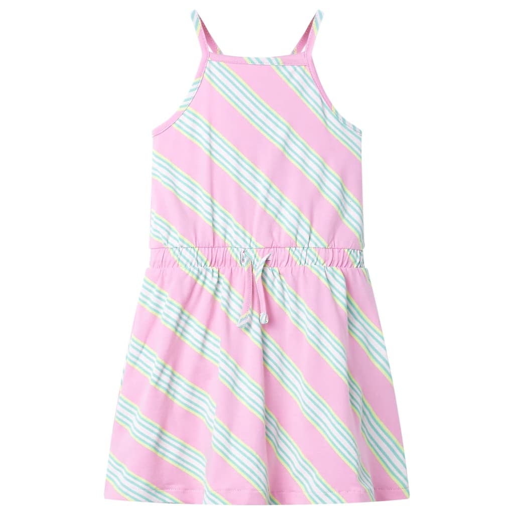 Kinderjurk zonder mouwen met trekkoord 116 roze is nu te koop bij PeponiXL, paradijselijk wonen!