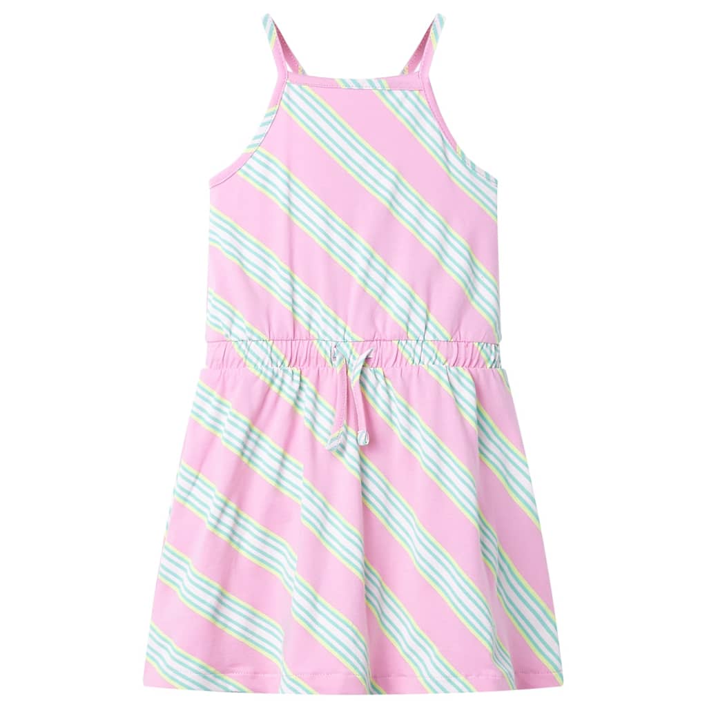 Kinderjurk zonder mouwen met trekkoord 128 roze is nu te koop bij PeponiXL, paradijselijk wonen!
