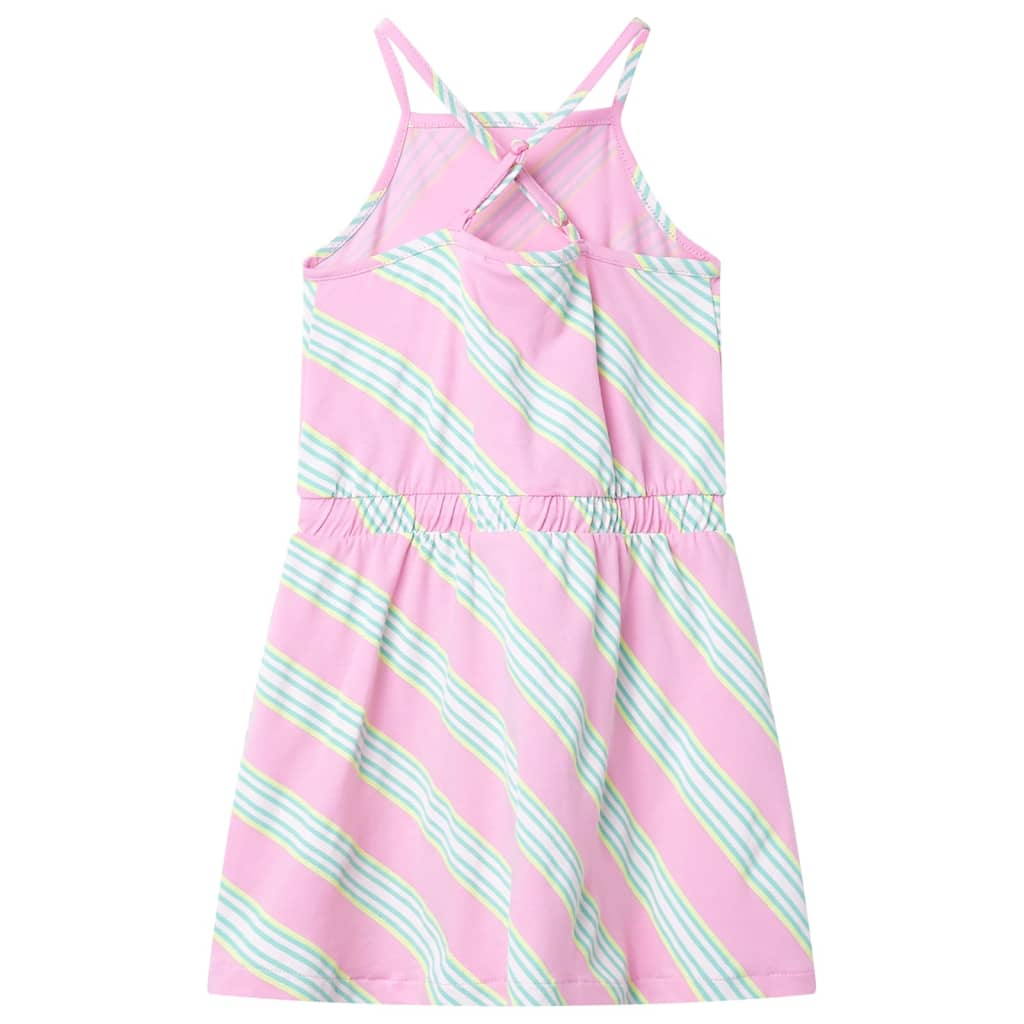 Kinderjurk zonder mouwen met trekkoord 128 roze is nu te koop bij PeponiXL, paradijselijk wonen!
