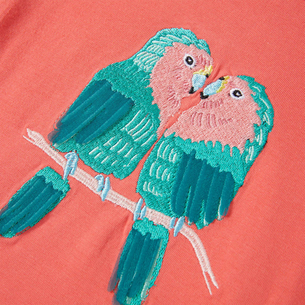Kindershirt 104 koraalkleurig is nu te koop bij PeponiXL, paradijselijk wonen!