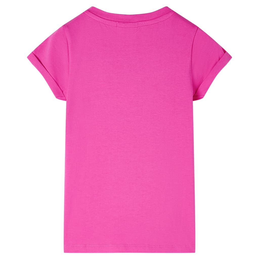 Kindershirt 116 donkerroze is nu te koop bij PeponiXL, paradijselijk wonen!