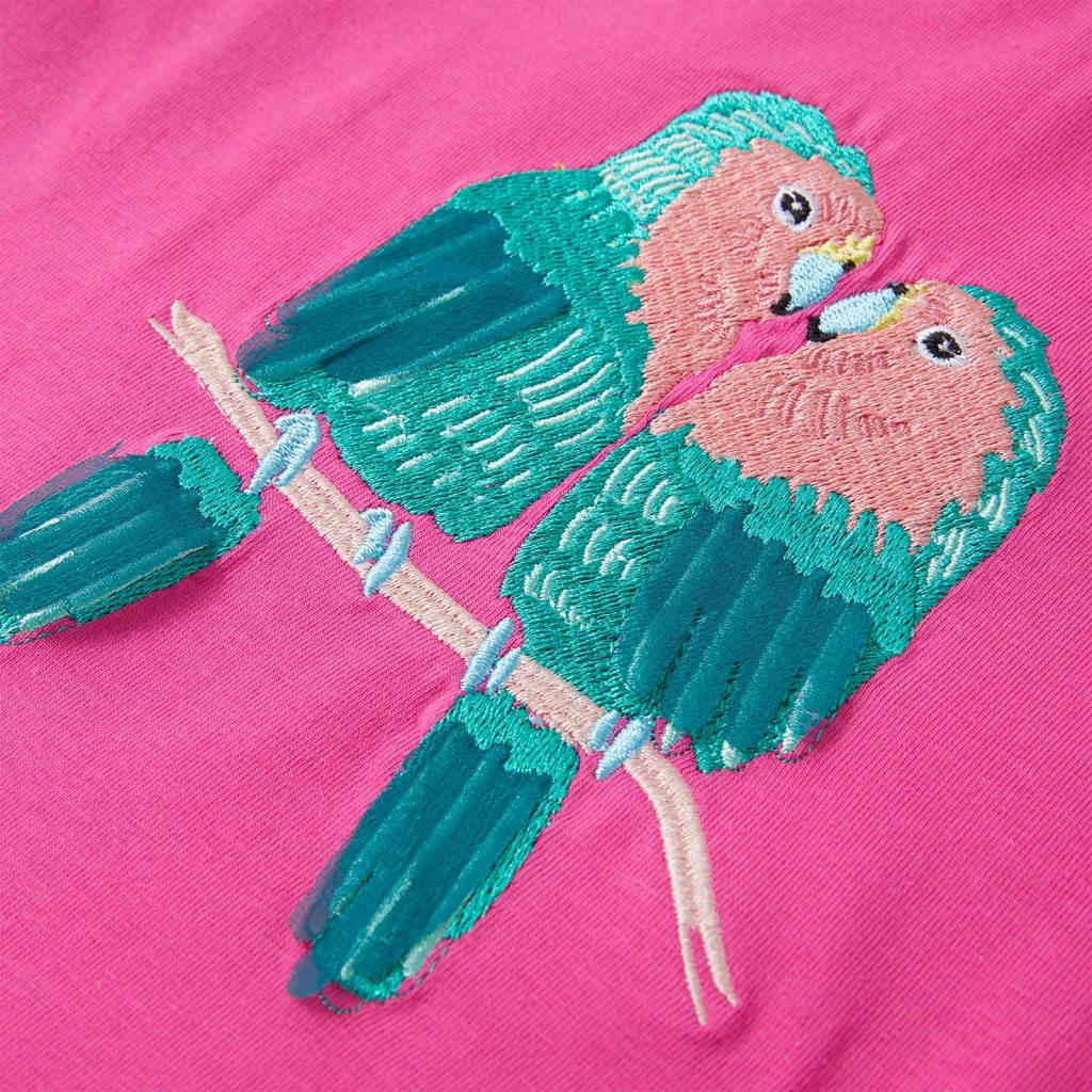 Kindershirt 116 donkerroze is nu te koop bij PeponiXL, paradijselijk wonen!
