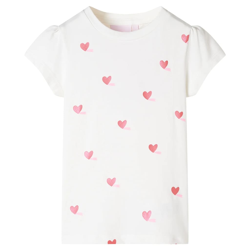 Kindershirt 116 ecru is nu te koop bij PeponiXL, paradijselijk wonen!