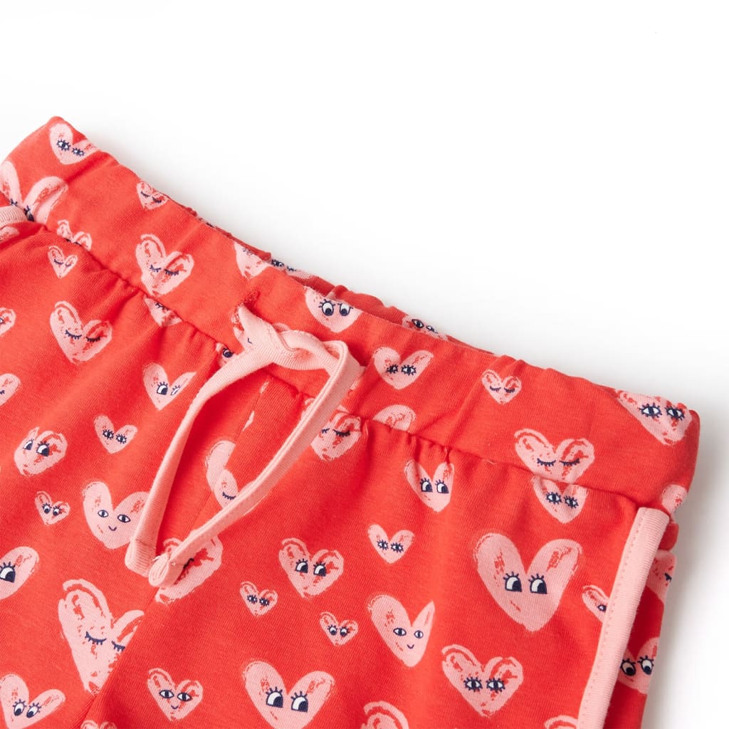 Kindershort met trekkoord 128 rood is nu te koop bij PeponiXL, paradijselijk wonen!