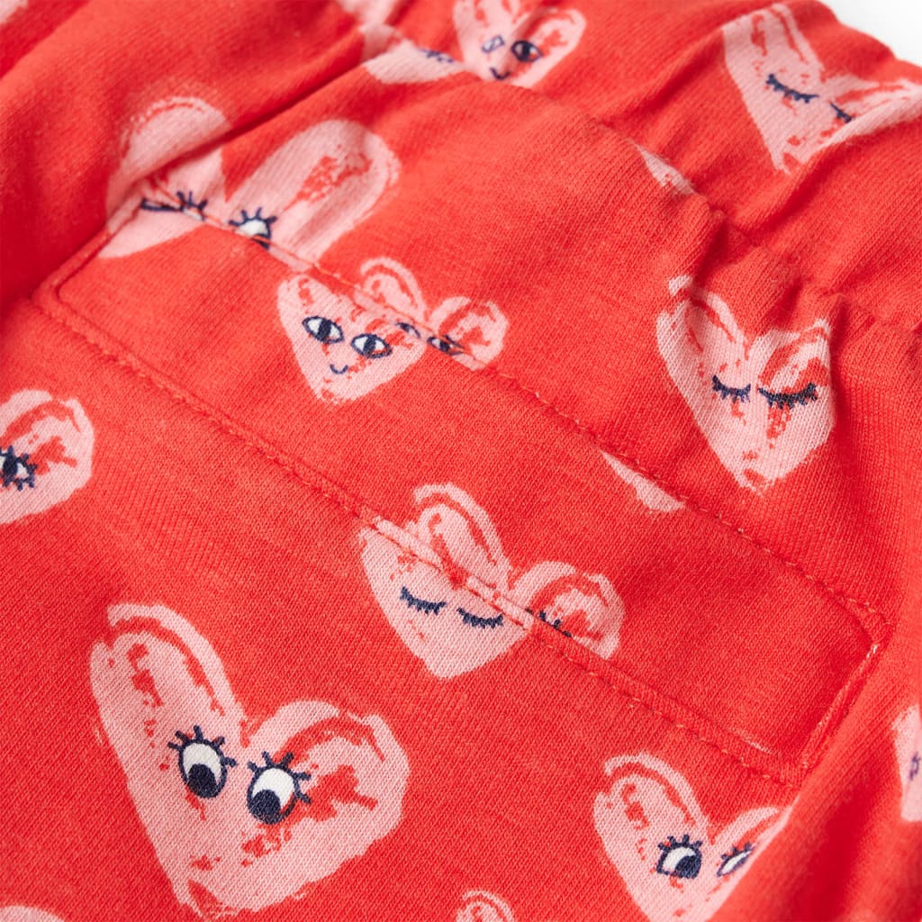 Kindershort met trekkoord 128 rood is nu te koop bij PeponiXL, paradijselijk wonen!
