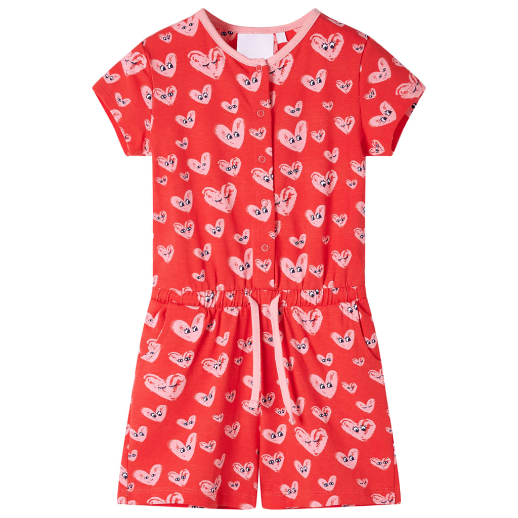 Kinderjumpsuit 116 rood is nu te koop bij PeponiXL, paradijselijk wonen!