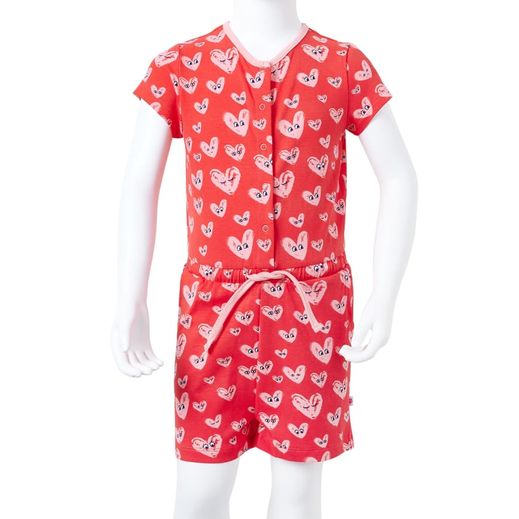 Kinderjumpsuit 140 rood is nu te koop bij PeponiXL, paradijselijk wonen!