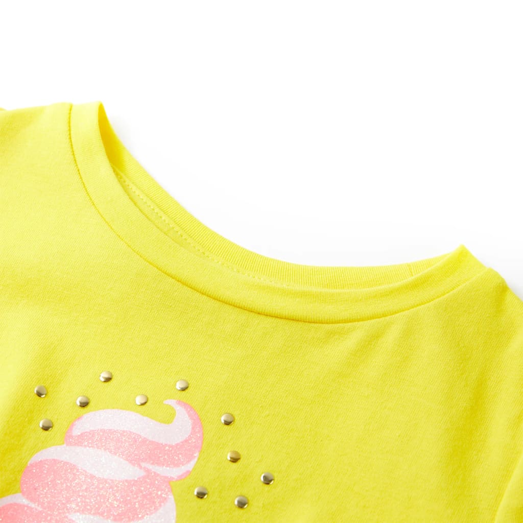 Kindershirt 140 geel is nu te koop bij PeponiXL, paradijselijk wonen!