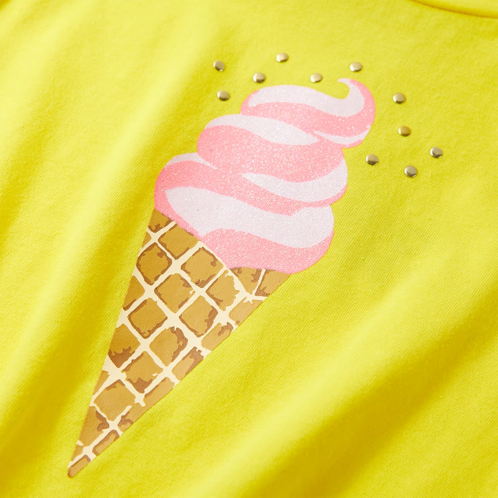 Kindershirt 140 geel is nu te koop bij PeponiXL, paradijselijk wonen!