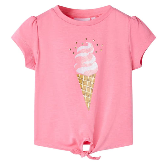 Kindershirt 92 fluorescerend felroze is nu te koop bij PeponiXL, paradijselijk wonen!