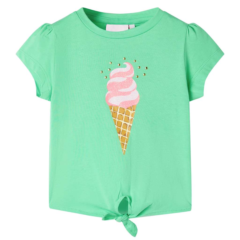 Kindershirt 128 lichtgroen is nu te koop bij PeponiXL, paradijselijk wonen!