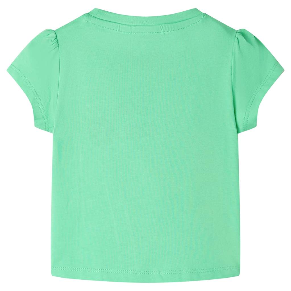 Kindershirt 128 lichtgroen is nu te koop bij PeponiXL, paradijselijk wonen!