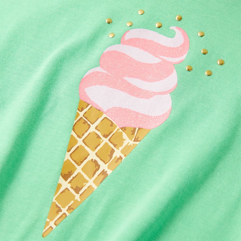 Kindershirt 140 lichtgroen is nu te koop bij PeponiXL, paradijselijk wonen!