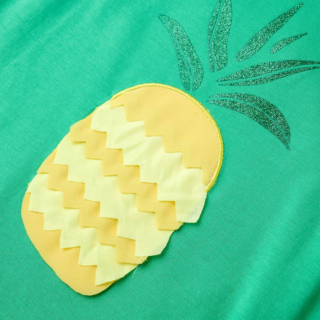 Kindershirt 116 groen is nu te koop bij PeponiXL, paradijselijk wonen!