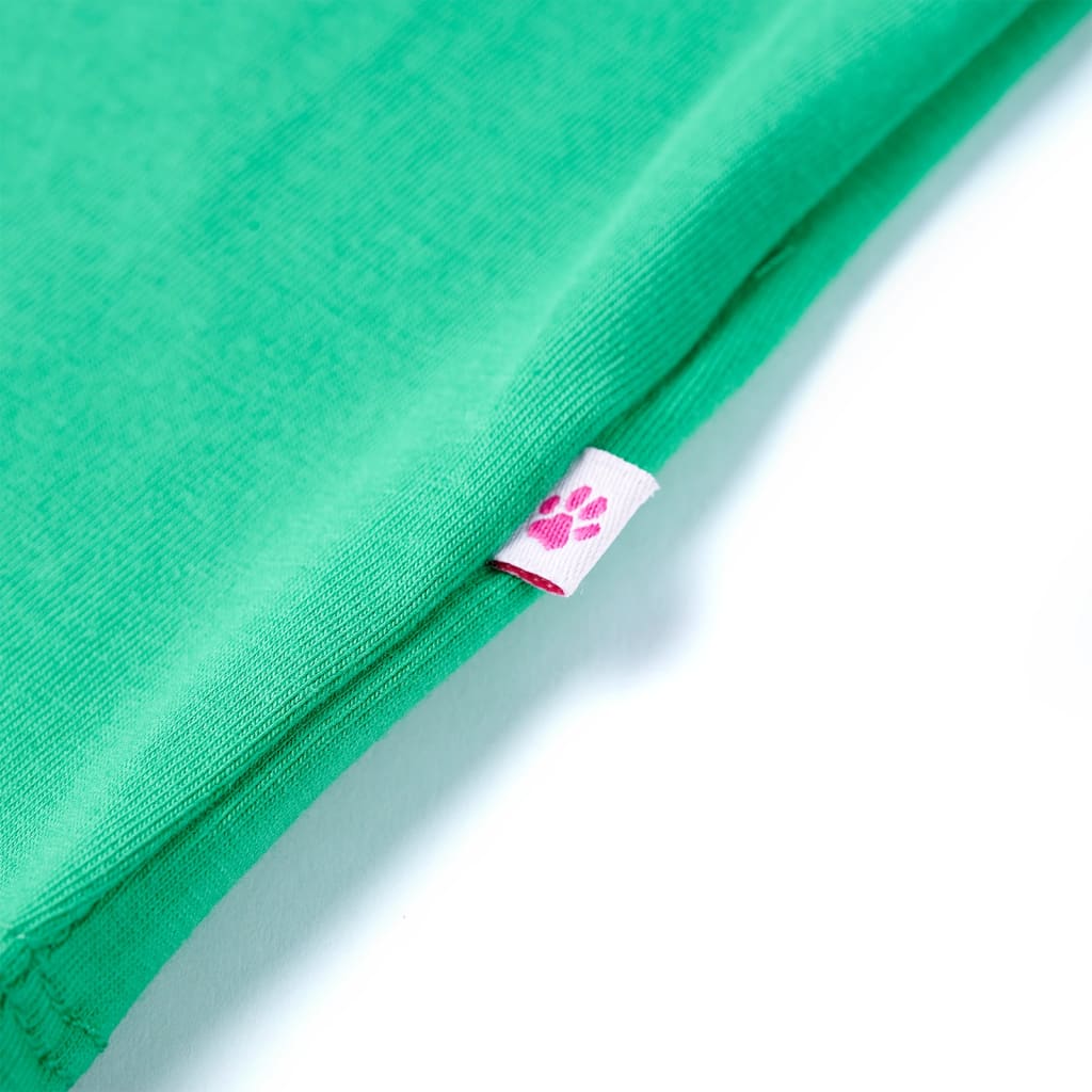 Kindershirt 116 groen is nu te koop bij PeponiXL, paradijselijk wonen!
