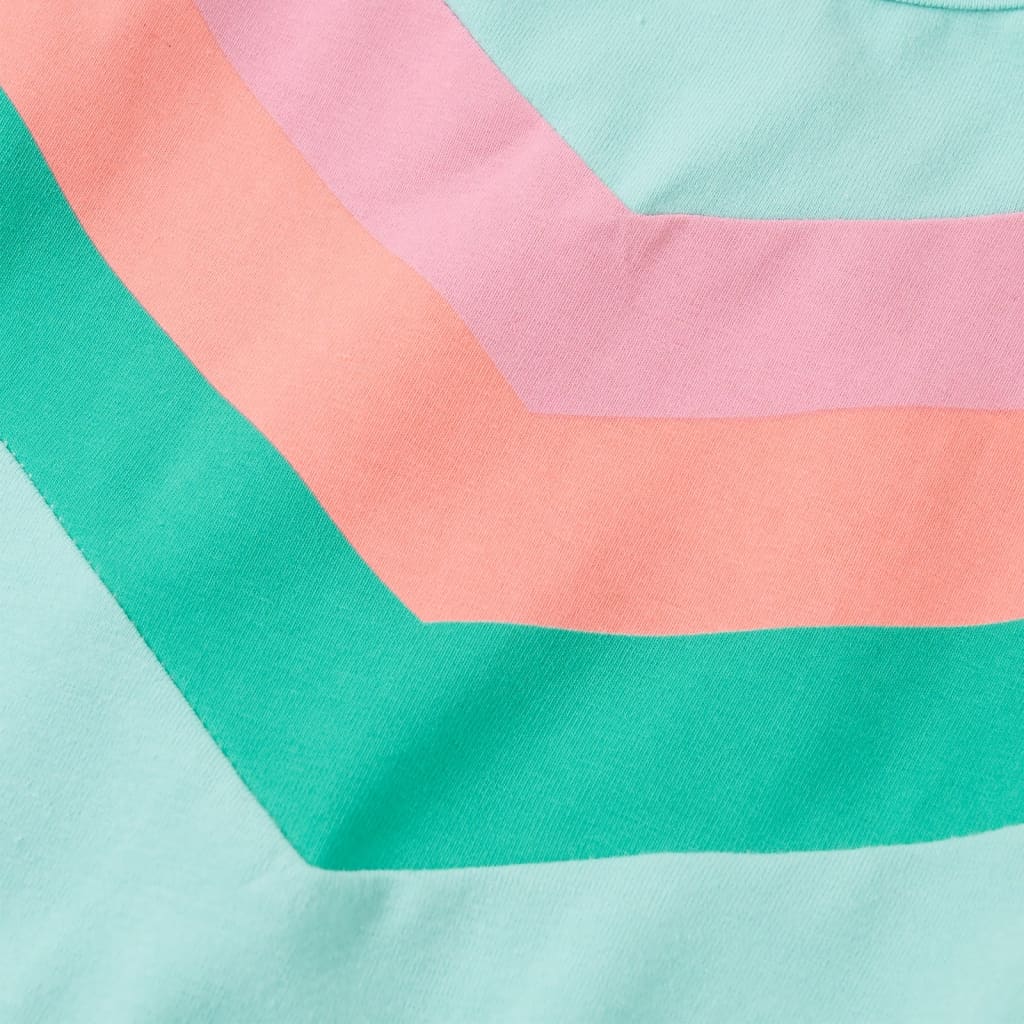 Kinderjurk met trekkoord 116 lichtmint is nu te koop bij PeponiXL, paradijselijk wonen!