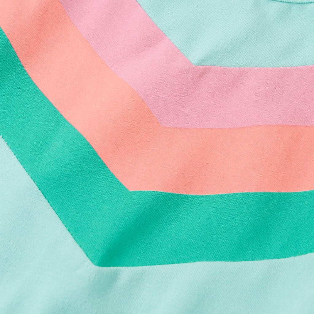 Kinderjurk met trekkoord 128 lichtmint is nu te koop bij PeponiXL, paradijselijk wonen!