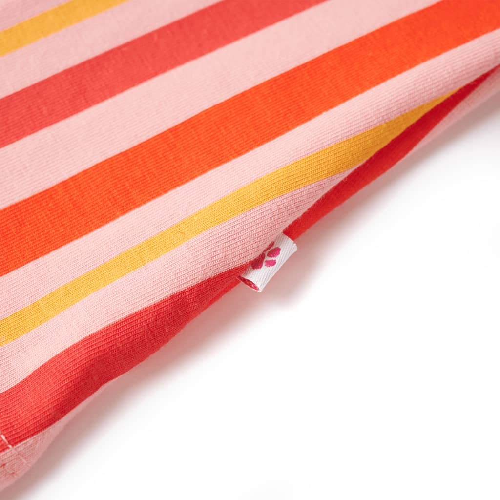 Kinderjurk met trekkoord 104 roze en rood is nu te koop bij PeponiXL, paradijselijk wonen!