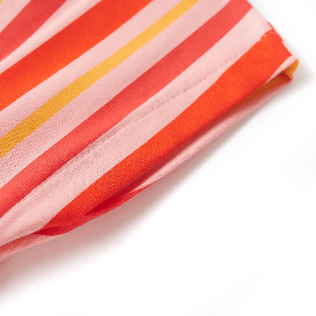Kinderjurk met trekkoord 116 roze en rood is nu te koop bij PeponiXL, paradijselijk wonen!